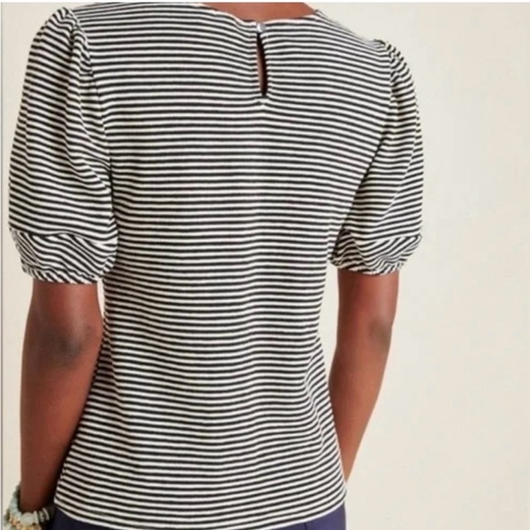 Dolan Anthropologie Black and White Striped Top - Picture 2 of 6